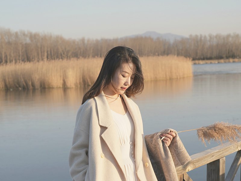 울 블렌드 롱 코트